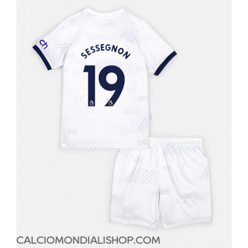 Maglie da calcio Tottenham Hotspur Ryan Sessegnon #19 Prima Maglia Bambino 2023-24 Manica Corta (+ Pantaloni corti)
